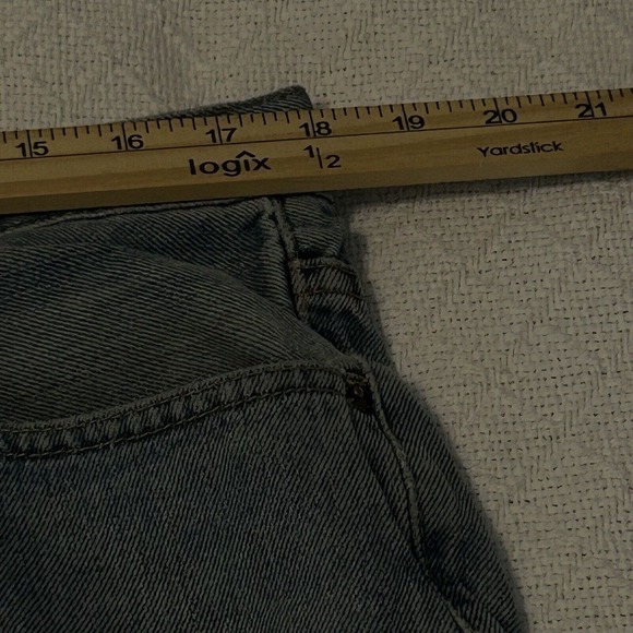 Levis 550 Jeans Mens 36x32 Relaxed Fit Western Cowboy Blue Denim Distressed - Picture 7 of 16